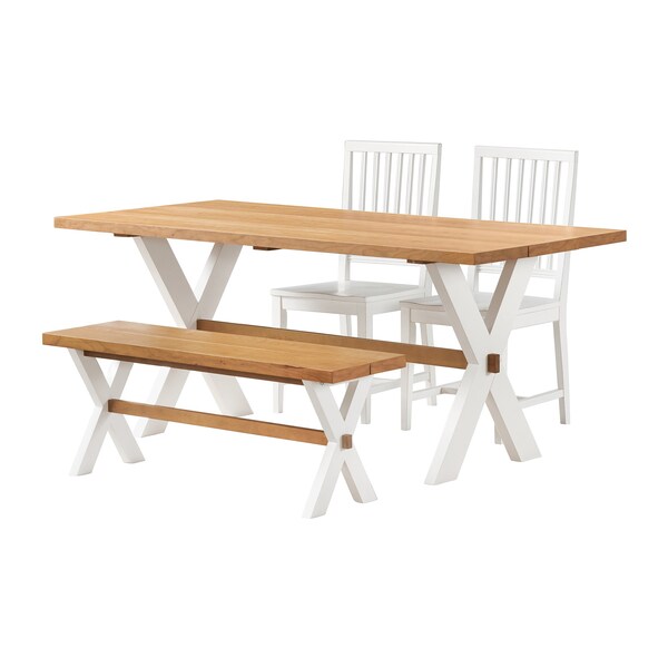 Alaterre Furniture 72 W X 34 L X 30 H ACCH01264WHVI02 - main